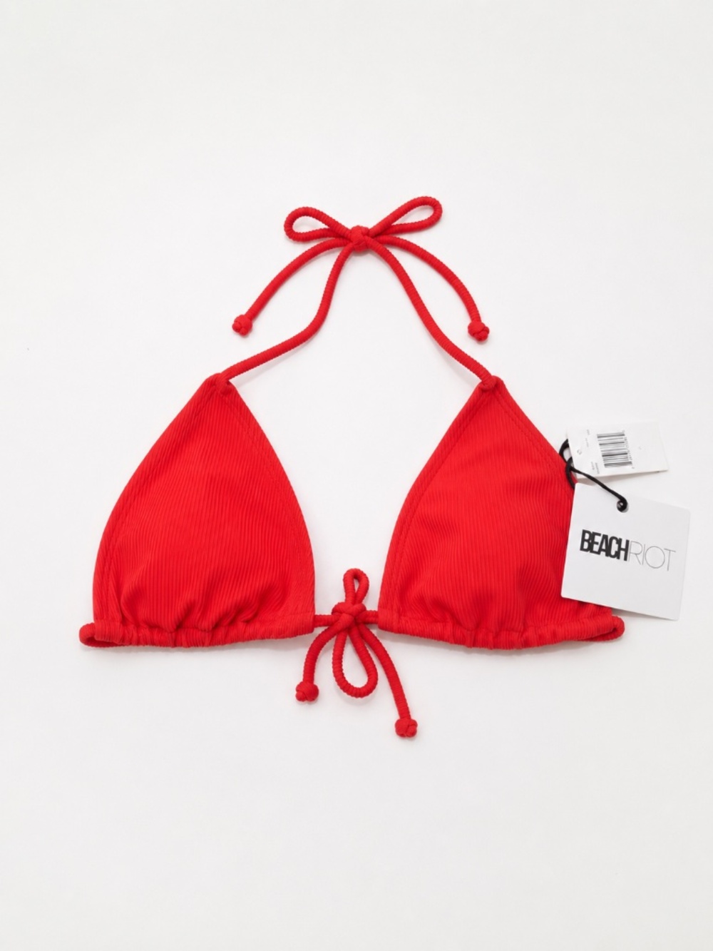 Beach Riot - Winona Soleil Ribbed Triangle Bikini Top - Picture 2 of 7